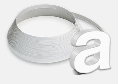3D Led Işık Harfleri Beyaz Renk Aydınlatılmış Uzunluk 35m Plastik Trim Kapağı