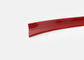 Kırmızı Renkli LED Kanal Trim Kapağı J Şekli SGS Sertifikası Plastik Trim Kapağı ile İyi Esneklik