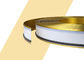 Dayanıklı Channelume Alüminyum Ekstrüzyon Şekilleri 0.5 MM Fırçalanmış Altın Renk Boyama
