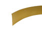 3D Mağaza İşaretleri Fırçalanmış Altın Renkli Led Alüminyum Kanal Mektubu Trim Kapağı