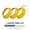 Sarı Charms Galvanizli Led Akrilik Harf Burcu Trim Cap Enseigne Logosu Tarafından