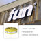 Dış Mekan Dekorasyonu için El Yapımı 80mm Sarı Çelik Çekirdek Kauçuk Trim Kapağı