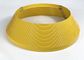 Kanal Mektubu Kenar Yüksek Mukavemet İçin Kahve Barı 3D Plastik Alüminyum Sarı Renk Plastik Trim Kapağı